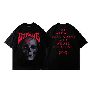 DGRAVE CREATIONS LAD RED PURPLE T-SHIRT