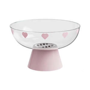 Modern Style Plastic Tray For Fruits Nut Dessert Multipurpose Serving Bowl With Drainage Function