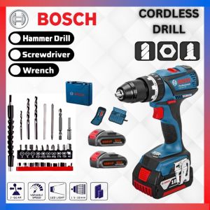 128V Cordless Drill – High Power Brushless Electric Drill & Screwdriver Combo Set