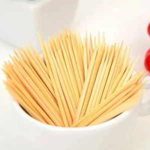 2000Pcs Disposable Natural Bamboo Toothpick Durable Wood Double-ended Fine Toothpick Home Restaurant Hotel Toothpicks Tools