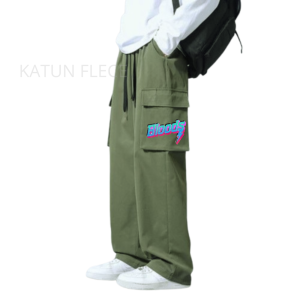 Celana Cargo Panjang Pria Fashion korean style Cargo pants pria Longgar Celana Outdoor Gunung Pria Pinggang Karet Oversize Cargo