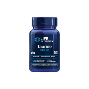 Life Extension Taurine 1000 mg 90 Capsules Heart & Nervous System Support
