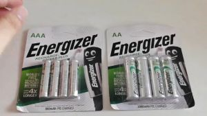 Energizer 4Pcs/Pack 1.2V 2000mah AA And 800mah AAA NI-MH Rechargeable Batteries