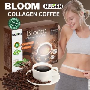 Bloom Collagen Coffee With Glutathione Rejuvenate Skin Slimming Body Robusta Collagen Detox Diet Tea