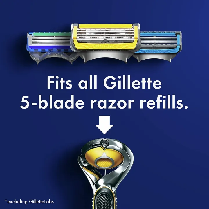 Gillette ProGlide Shield Men's Razor, 5 Bladed Razor, with Precision ...