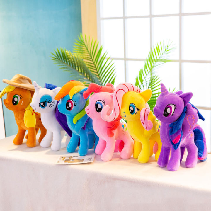 New 20CM My Little Pony Plush Toys Cute Cartoon Anime Stuffed Animals ...