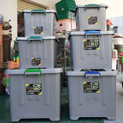 THE REAL MASTER OF CONTAINER BOX CB 180 LITER JUMBO BESAR KUAT TEBAL ADA RODA