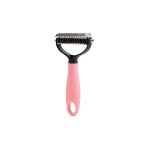 Pet Hair Knot Brush Comb Pet Comb Double Untie Knot Rake Pet Dog Cat Brush Hair Grooming Tool