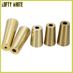 Lofty White Foot Solid Brushed เหล็กโต๊ะเก้าอี้กระบอกฝาครอบป้องกันการตกแต่งด้านล่างแผ่นปลอดภัย