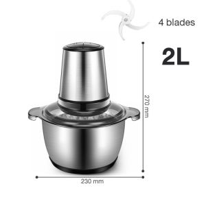 PHILOS Meat Grinder Pengadun 500W Power Grinder Meat Grinder Food Grinder 4 Blade Food Processor 絞肉機