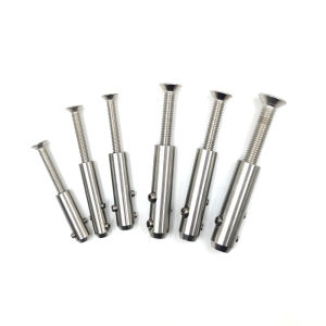 1pc 3mm-10mm Countersunk Hexagonal Wire Rope Joint Lock Buckle Connection Terminal Connector Stair Guardrail Tightening 304SS