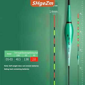 [COD] SHgeZm Cá rất nhạy cảm Float thay đổi màu sắc hardtail Trôi Dạt ngày và đêm trôi Cá Cắn màu thay đổi Trôi Dạt
