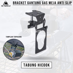 ISE MOUNT Bracket Gantung Gas Kaleng Canister Hicook Outdoor Clamp Meja Kuat Anti Slip Camping Outdoor