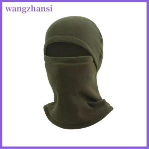wangzhansi Mùa Đông Ấm Áp Ngoài Trời Cưỡi Đầy Đủ Mặt Nạ Bao Gồm Balaclava Lông Cừu Xe Máy Câu Cá Trượt Tuyết Mặt Nạ Ấm Áp Windproof Bìa Hat