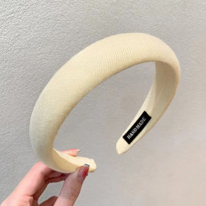 ที่คาดผม ที่คาดผมฟองน้ํา สีขนมแฟชั่น สไตล์เกาหลีที่เรียบง่าย เหมาะสำหรับผู้หญิง ACFUNY