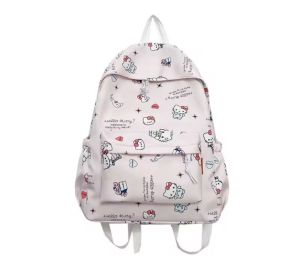 Tas Ransel Anak sekolah Motif hellokity / Backpack fashion Wanita terbaru / Tas sekolah dan jalan-jalan santai