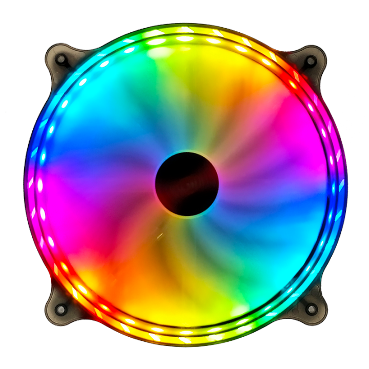 COOLMOON CR200 Chassis Fan 20cm Super Quiet RGB Fan Computer Chassis Cooling Fan Lazada PH