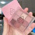 9 Color Matte Eyeshadow Palette Glitter Highlighter Shimmer Eyes Lasting Charming Makeup Eye Shadows Palette. 