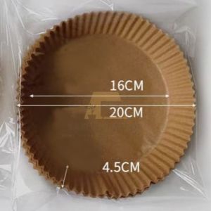 50Pcs Kertas Alas Baking Air Fryer Anti Lengket  Kertas Minyak  Baking Paper
