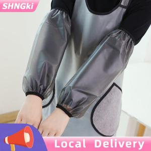 SHNGki TPU Waterproof Oversleeves Anti-Dirty Housework Cleaning Fawn Arm Sleeves Sleeve Cuff Arm Cover Kitchen Apron Accessories