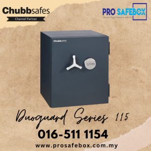 Chubbsafes Duoguard M-115 (175kg) Electronic Lock Safebox Safety Box Security Safe