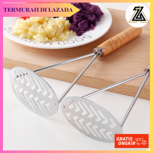AKEZ PENGHANCUR KENTANG PENGHALUS KENTANG STAINLESS STEEL PERALATAN DAPUR SERBAGUNA