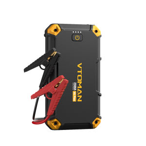 VTOMAN V6 Plus car Jump Starter for Car battery charger 10000mAh Powerbank 12V 4 in 1 car jump starter 2500A auto starters for car motorcycles Emergency Startup With LED Flashlight