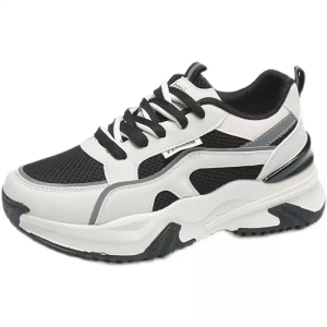 [COD]Womens Platform Shoes Breathable Mesh Non-Slip Soft Thick Sole Chunky Sneakers Fashion Casual Korean Dad Shoes for Women
