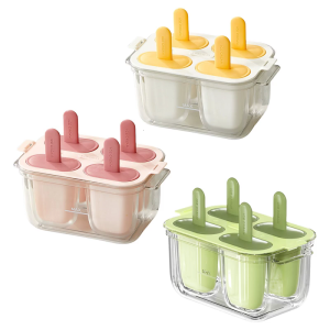 Grade Silicone Mold for Making Popsicles and Ice Cubes Double Layer Ice Cream Maker Tool Kitchen Accessories