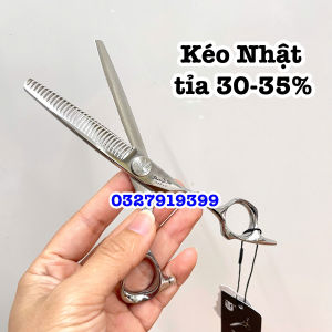 Kéo tỉa tóc Chiến Binh 6.0 inch cao cấp ăn tóc 30-35% thép Nhật sáng bóng độ cứng trên 62HRC thiết kế tay cầm thuận tiện cho chuyên gia tóc