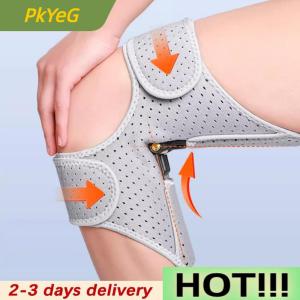 PkYeG Powerful Rebound Springs Knee Assistive Device Non-Slip Breathable Knee Booster Adjustable Spring Stabilizer Brace Joint Support