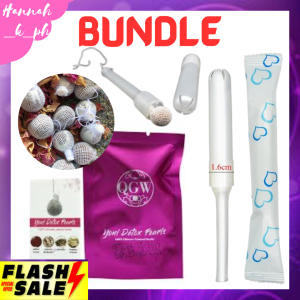 [Detox Pearl + Applicator] Applicator To Insert Yoni Detox Pearl Beautiful life tampons Applicators TREATS PCOS / Cyst / BV / Fibroid / Yeast Infection / Abnormal Vaginal Discharge / Irregular Menstruation Cycle / UTI / Blocked Tubes / Foul Odor