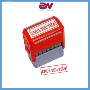Khắc Con Dấu Dấu Mộc Đã Thu Tiền TRODAT printerMàu Đỏ Tiện Dụng Chắc Chắn