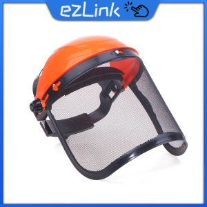 Grass Trimmer Safety Helmet Full Face Mesh Protective Mask For Logging Brush Cutter Protection