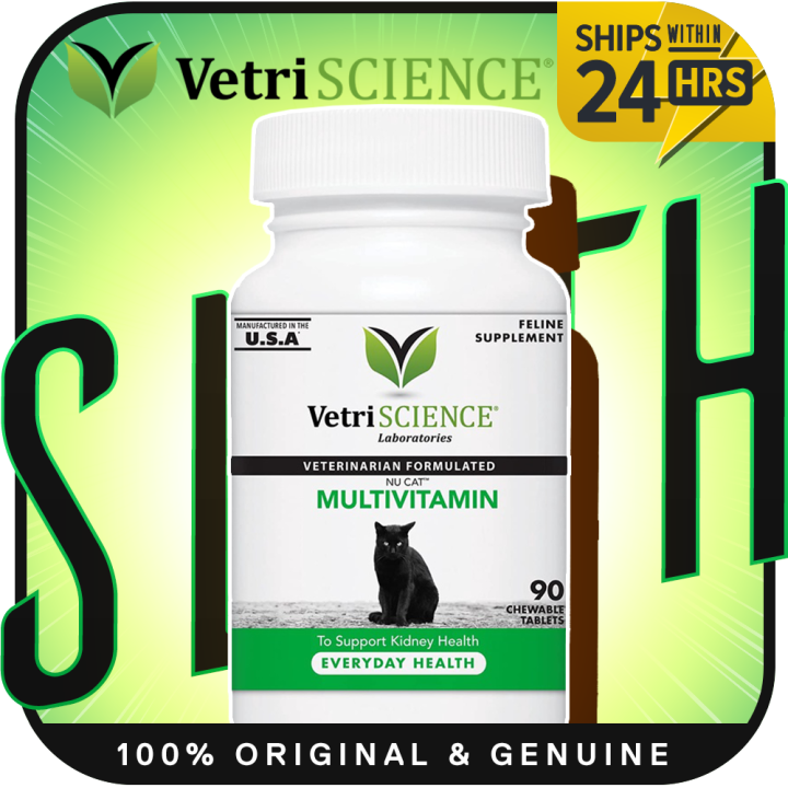 Vetriscience Nu Cat Multivitamin for Cats 90 Tabs VetriScience