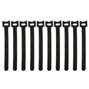 10Pcs Nylon Cable Cord Organizer Keeper Holder Cable Velcro Data Cable Strap Reusable Wire Organizer