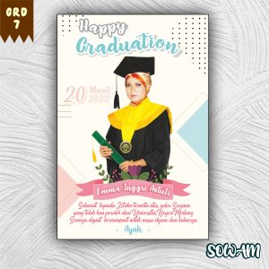 Foto Custom / Custom Foto Kado Hadiah Wisuda Kelulusan Bahan Kayu MDF Bisa COD / Hiasan Dinding Murah Model Wisuda Pernikahan Ulang Tahun