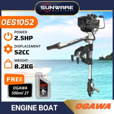 OGAWA OES1052 Boat Engine Outboard Motor / OGAWA Motorboard (1.9KW/2.5HP)