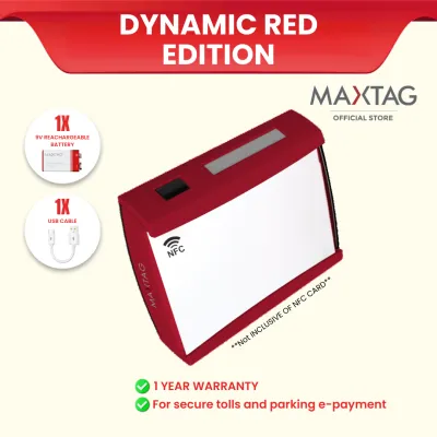 Dynamic Red Edition MaxTag Sm@rt T@g Touch n Go Toll