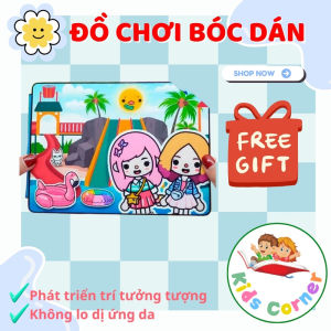 Set Đồ Chơi Giấy Toabcoca Chất Lượng Cao - Quà Tặng Bé Yêu