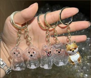 Key Chain Hanging Jewelry Pet Dog Owner Decorations Collectible Souvenir Furry Proactive Upward Movement