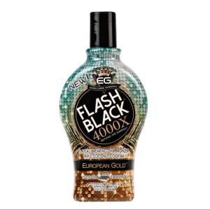 an Gold Flash Black 4000X Indoor Tanning Lotion with Time-Release DHA Bronzers 12 oz