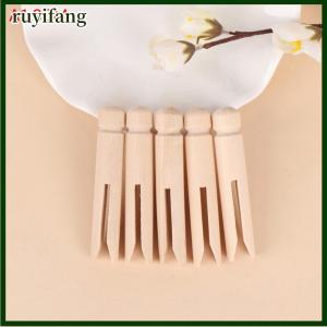 ruyifang 5 cái chốt gác bằng gỗ chốt kẹp quần áo bằng gỗ kiểu Dolly truyền thống