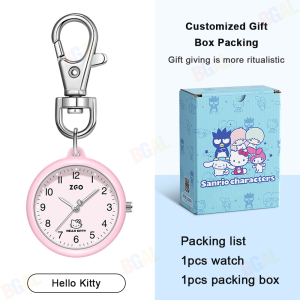 (30mm)100% Authentic Sanrio Hello Kitty Watch for Kids Girls Boys Cinnamoroll Waterproof Watches Quartz Watch Pocket Shockproof Birthday Gift for Kids Watch 733