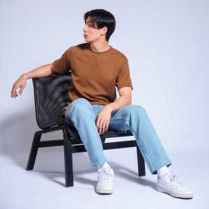 Humans Knit Tshirt Kaos Pria Baju Polos Lengan Pendek Waffle Knit Knitwear