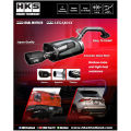 ท่อไอเสีย hks exhaust muffler  ตรงรุ่น toyota corolla Cross ออก 2 ข้าง ปลาย Carbon เครื่อง 2ZR ท่อ Stanless Steel. 