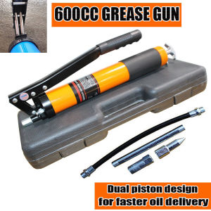 Grease Gun 600CC/400CC Grease Gun Pump Heavy Duty High Pressure Oil Injection Grease Gun Pump Greasing Tools