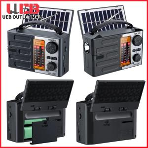 UEB Solar Radio with LED Flashlight BT Speaker Full Band Radio Emergency Radio