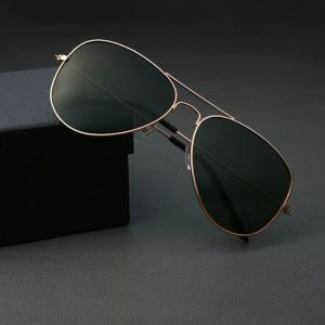 Kastamanwatch - Kacamata Anti UV Pilot Pria Wanita Sunglasses Optik metal