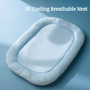 Pet Dog Kennel Mat Small Medium Dog Cool Breathable Big Eye Pet Mat Cool Feeling Mat